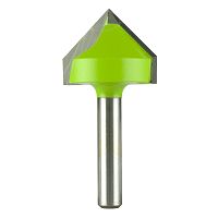 1" x 1/4" Shank Decorative Vee Groove Professional Router Bit Recyclable Exchangeable